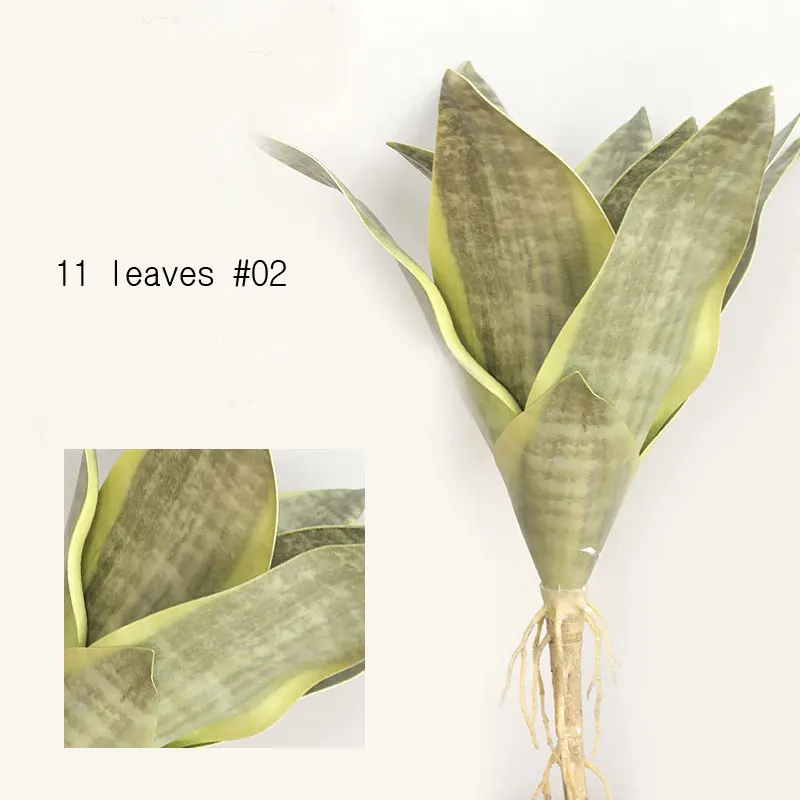 21-25 см Искусственный сансевиерия искусственная трава завод большой 6/8/11 листья поддельные сансевиерия растения Unpotted для Гостиная 1 шт - Цвет: 25cm 11 leaves D