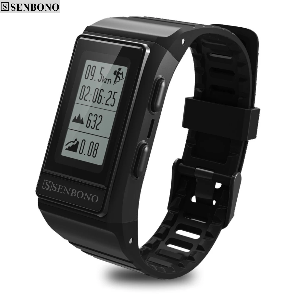 SENBONO S909 встроенный GPS Трекер Смарт браслет пульсометр фитнес трекер IP68