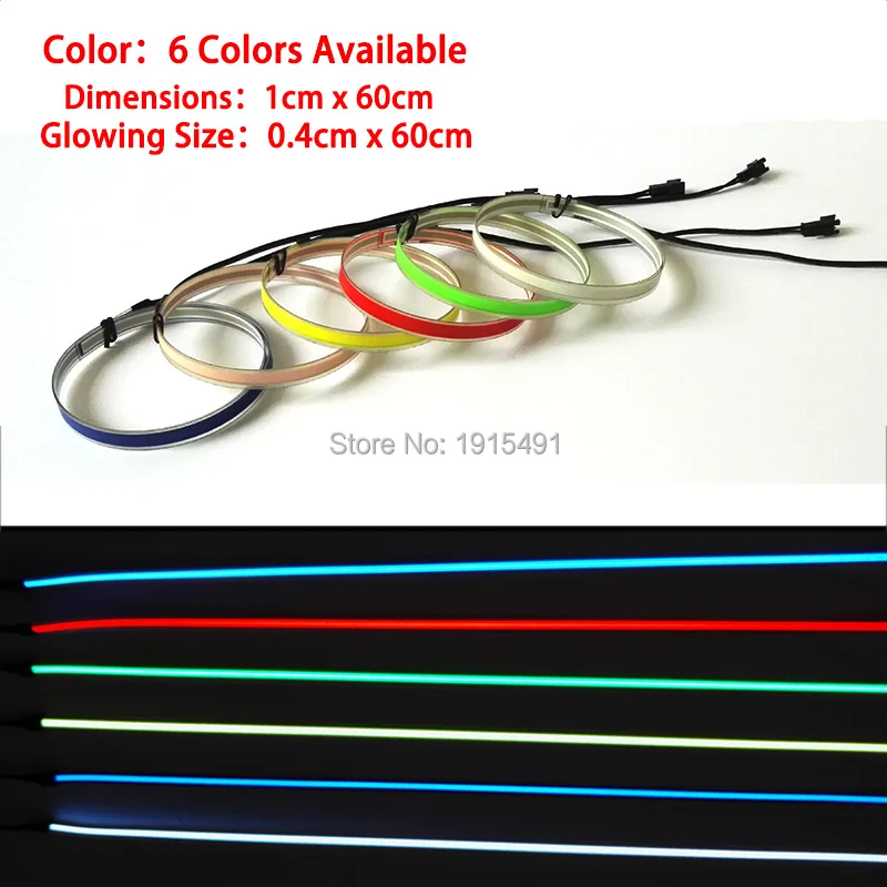 Новинка электролюминессветодиодный ная лента 6 цветов на выбор 1x60 см