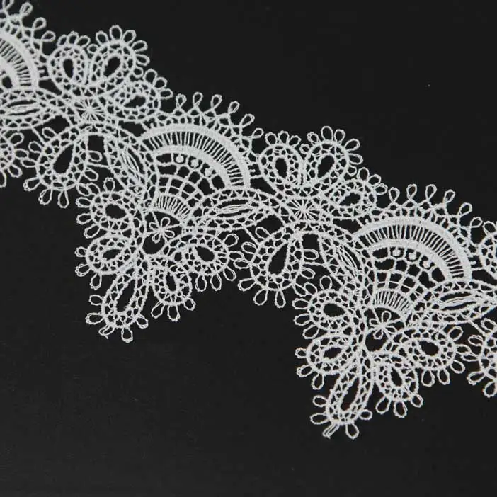 2 ярдов белая кружевная отделка мягкая Венеция Кружева свадьба сделай сам шитье