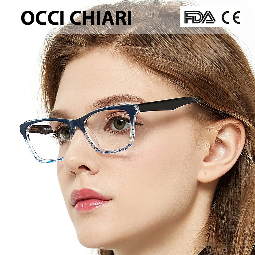 OCCI CHIARI, женские очки, оправа, оптический кошачий глаз, линзы по рецепту, медицинские оптические очки, оправа, Oculos, люнетты очки, Манн