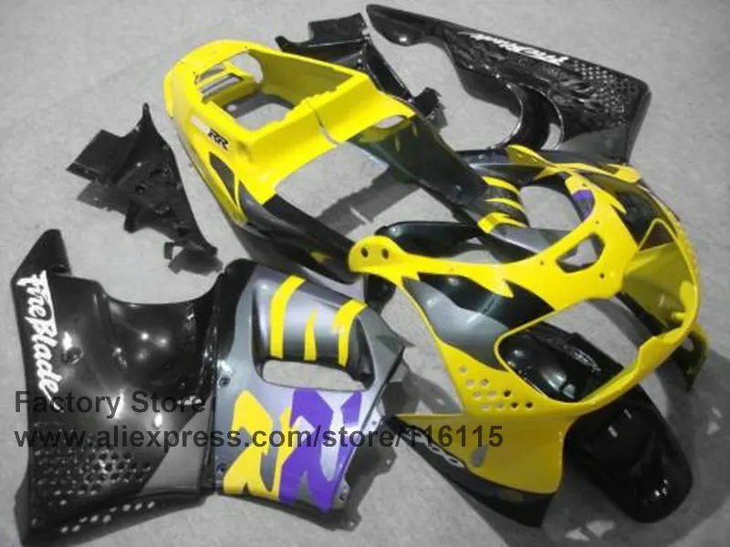 Aftermarket обтекатель для HONDA 1996 1997 CBR900RR CBR 893RR 96 97 fireblade белого и желтого цвета 893 ABS