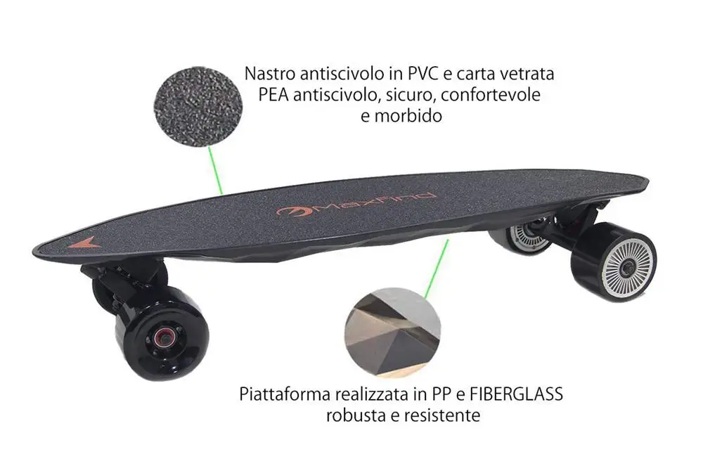 Электрический скейтборд Maxfind Max 2 лонгборд двойной мотор максимальная скорость 36