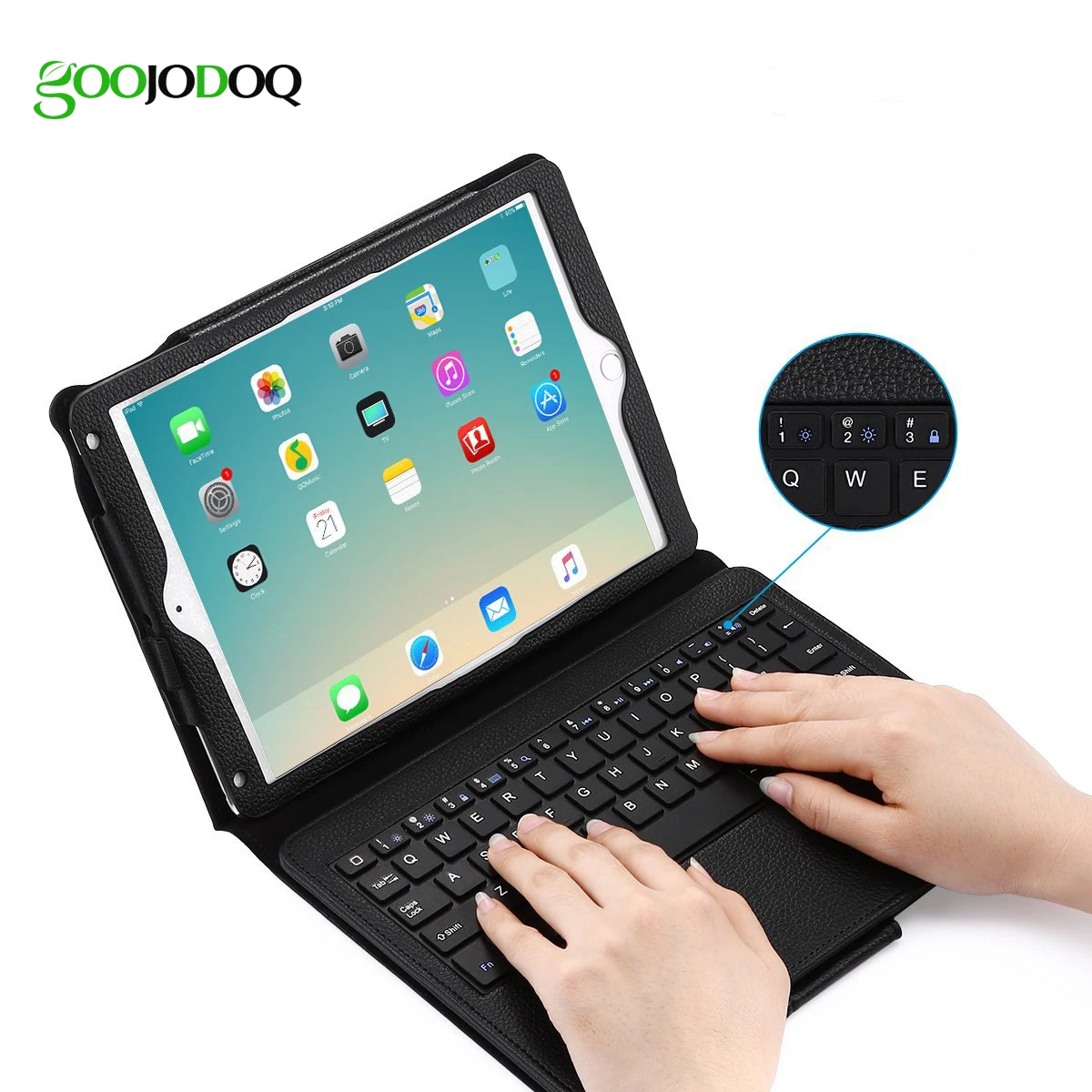 Чехол клавиатура для iPad Mini 4 3 2 1 из искусственной кожи Folio Smart Cover Apple чехол со