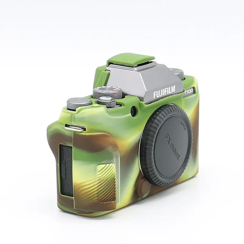 Силиконовая кожа брони камера сумка чехол корпус протектор для Fujifilm X-T100 XT100 только цифровая камера