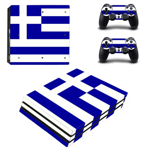 YSP4P-0505 Алжир флаг Турция флаг PS4 про кожу Стикеры Наклейка виниловая для sony Playstation 4 консоли и 2 контроллеры PS4 про кожу Стикеры - Цвет: YSP4P-0505