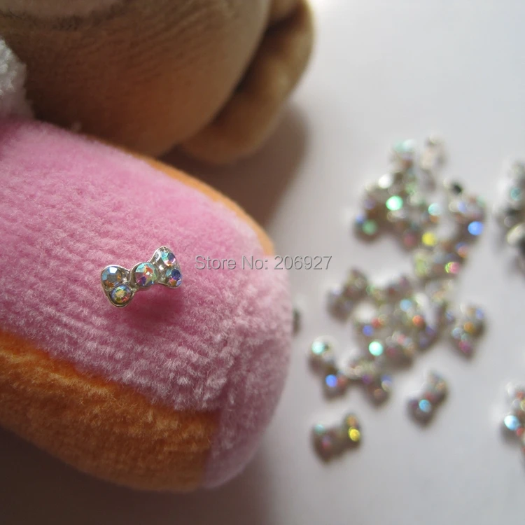 10 шт. металлические подвески в виде серебряного банта | Красота и здоровье