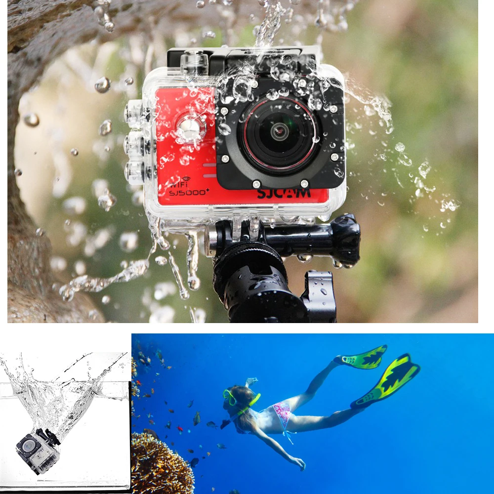 100% Оригинальные SJCAM SJ5000 плюс Wi Fi 1 54 "Экран 30 м Водонепроницаемый Дайвинг Спорт