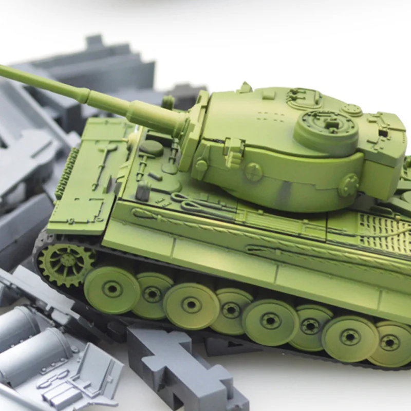 4D модель строительные наборы сборки Ti ger Танк panzerkampfwgen Vi развивающие игрушки