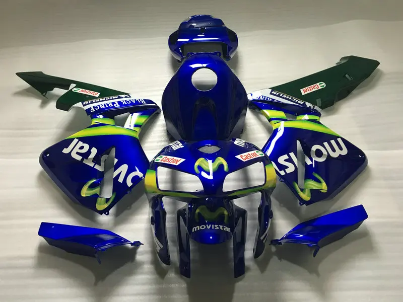 Комплект обтекателей для мотоцикла на заказ HONDA CBR600RR F5 05 06 CBR 600RR 600 RR 2005 2006 ABS синий