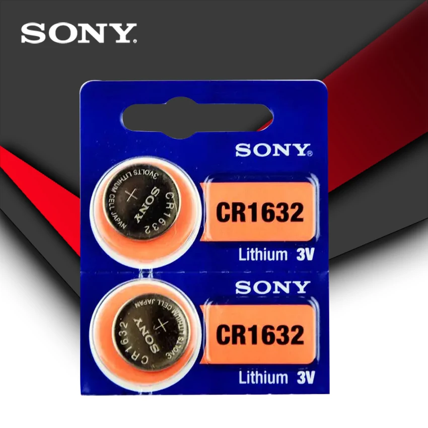 5 шт./лот sony CR1632 кнопочный Аккумулятор для часов автомобиля дистанционный ключ cr 1632 ECR1632 GPCR1632 3v литиевая батарея