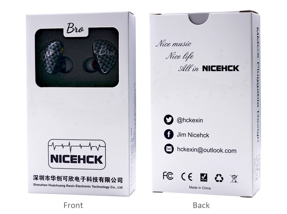NICEHCK Bro наушники-вкладыши 1BA+ 1DD гибридные наушники MMCX наушники HIFI DJ спортивные наушники для бега гарнитура вкладыши MMCX съемный