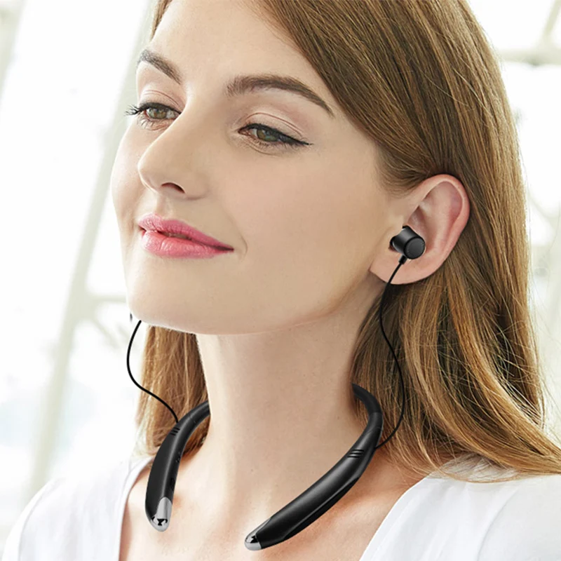 Sago Новинка V8 Bluetooth наушники версии 4 2 легкие с шейным ободом микрофоном стерео