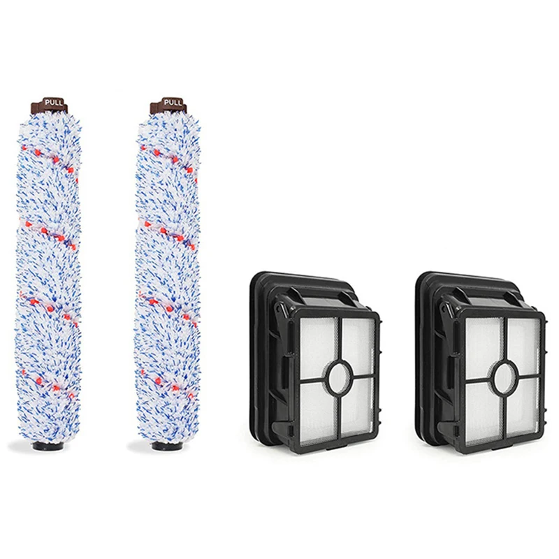 Детали для пылесосов Bissell Crosswave 1866 1868G 1785V 1785W, фильтр НЕРА 1785-2 шт. и круглая щетка 1785-2 шт.