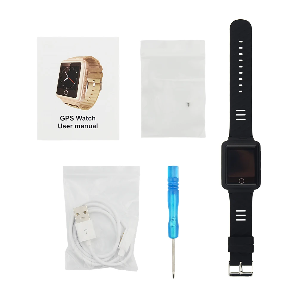 Личные Смарт часы с GPS трекером водонепроницаемые геозонированием аварийной