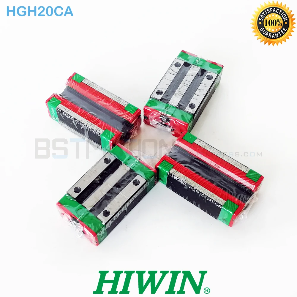 Подлинный линейный скользящий блок HIWIN HGH20CA Каретный для HGR20 20 мм линейная