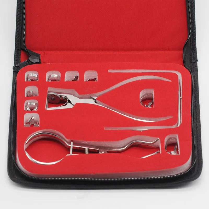 12 шт. перфоратор для отверстий в плотине стоматология щипцы зажимы