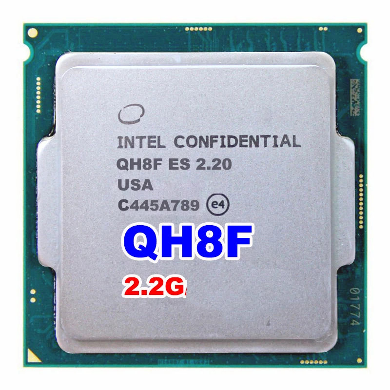 Процессор INTEL QH8F инженерная версия ES I7 процессор SKYLAKE AS QHQG 2 ГГц четырехъядерный
