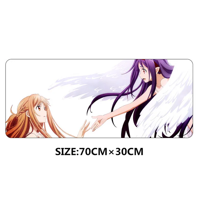 SIANCS XL Большой 70x30 см коврик для мышки с аниме меч искусство онлайн Противоскользящий коврик для мыши для скорости ПК настольный коврик аксессуары для мыши резиновый коврик - Цвет: NO.9