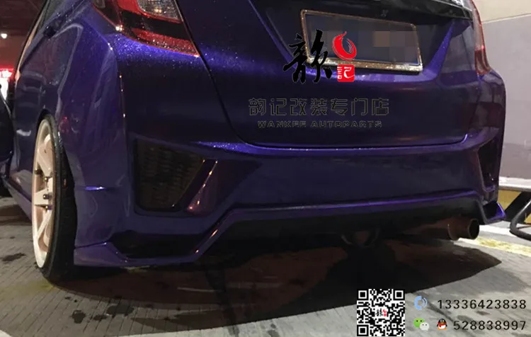 Подходит для HONDA Fit 14 17 GK5 FIT3 SEEKER RS из углеродного волокна или FPR спойлер|spoiler carbon