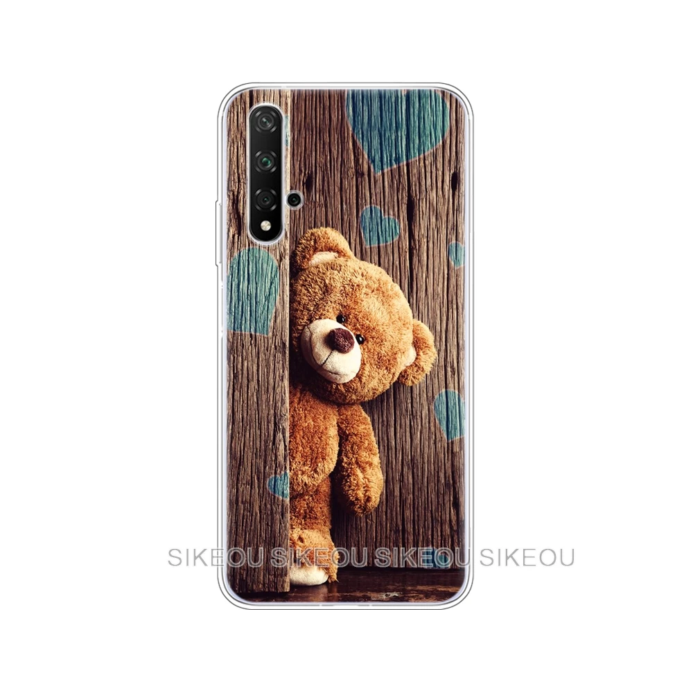 34592 Чехол на Honor 20, силиконовый чехол на заднюю панель, чехол для телефона huawei Honor 20 Pro Lite Honor20 YAL-L21 YAL-L41, роскошный мультяшный рисунок - Цвет: 34592