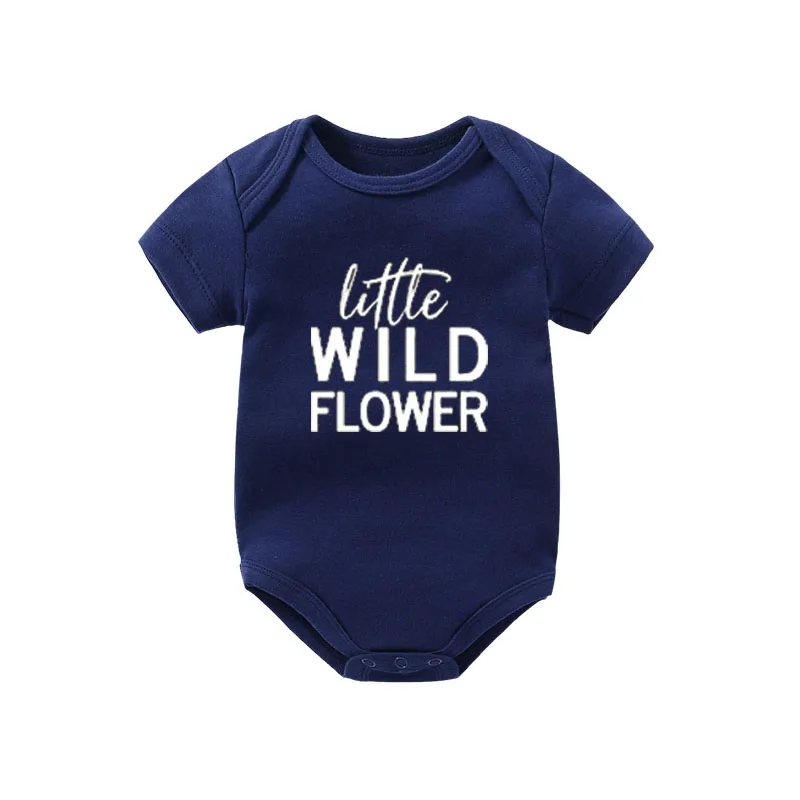 ysculbutol New Design fashion little wild flower baby bodysuit customized boy girl clothes | Детская одежда и обувь