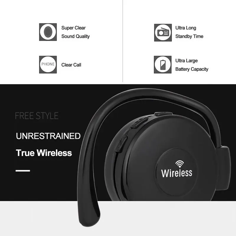 AABB-Mini 502 Беспроводная Bluetooth 4 1 Гарнитура умные спортивные наушники стерео