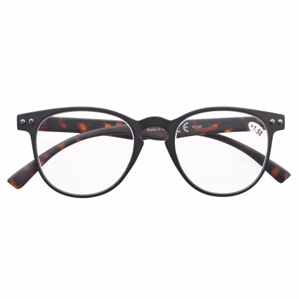 R060 Eyekepper круглый полный охват ультратонкий гибкий каркас очки для чтения + 0 5/0 75/1