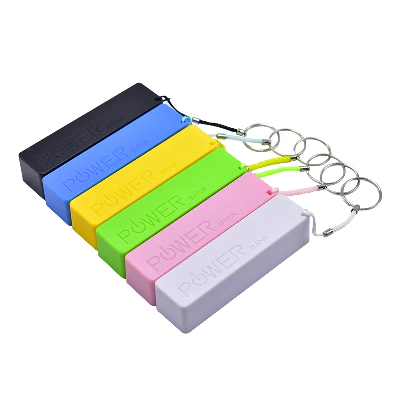 Новый цветной портативный 3000 мАч power Bank с брелком для iPhone X 8 7 6 внешний аккумулятор