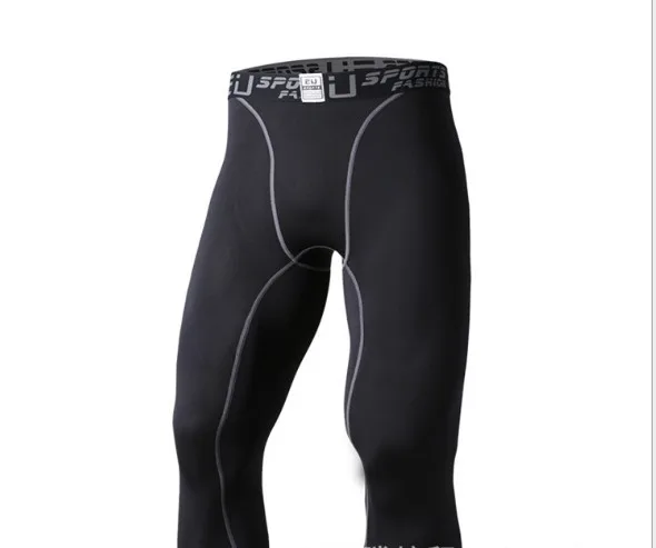 Мужские бриджи повседневные укороченные брюки обтягивающие шорты для фитнеса