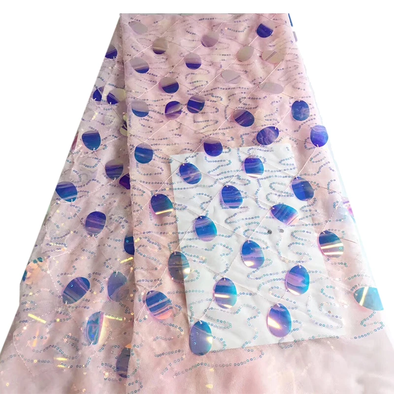 Африканская кружевная ткань с блестками 2019 Высококачественная швейцарская