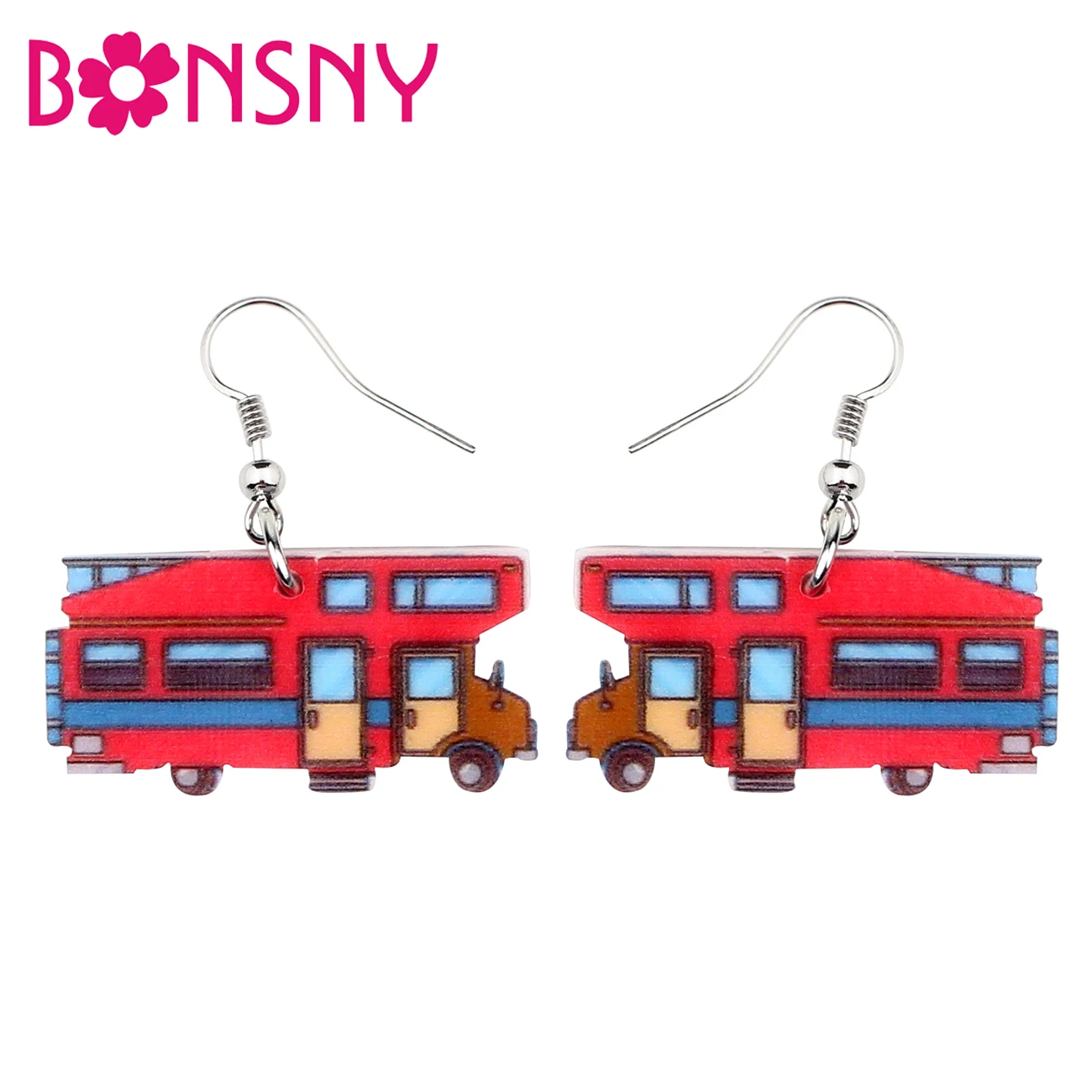 Акриловые подвески Bonsny для кемпинга автомобиля уникальные Мультяшные женщин и
