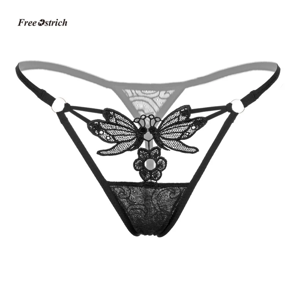 Бесплатная доставка трусики страуса женское сексуальное кружевное нижнее белье