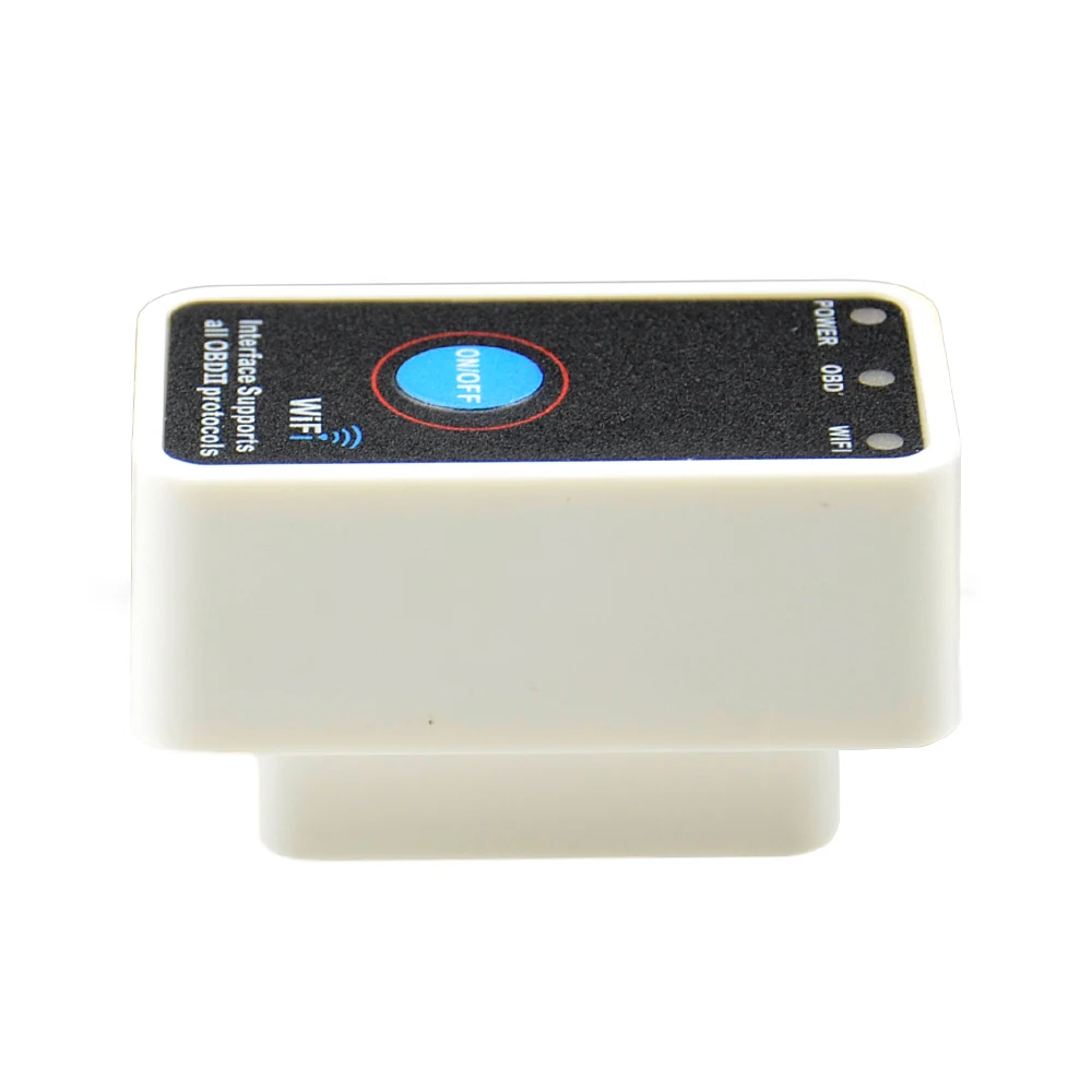 Диагностический инструмент Super Mini ELM327 Wi-Fi ELM 327 2016 новый белый OBD2 OBD ii CAN-BUS