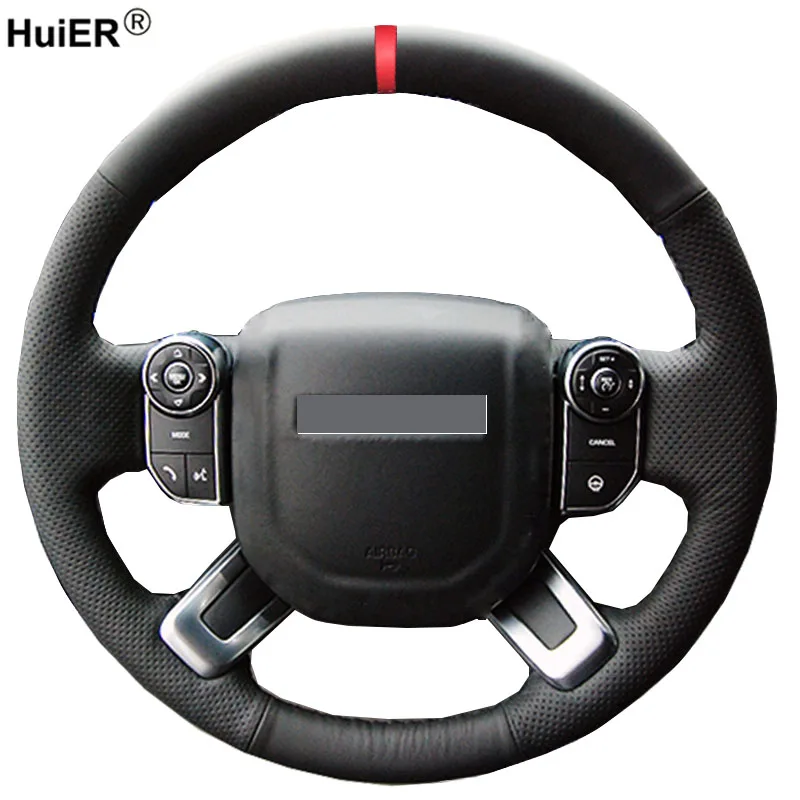 Ручное шитье HuiER яркий красный маркер для Land Rover Discovery 5 2017 2018 Range 2013 2015 2016 2018|Чехлы