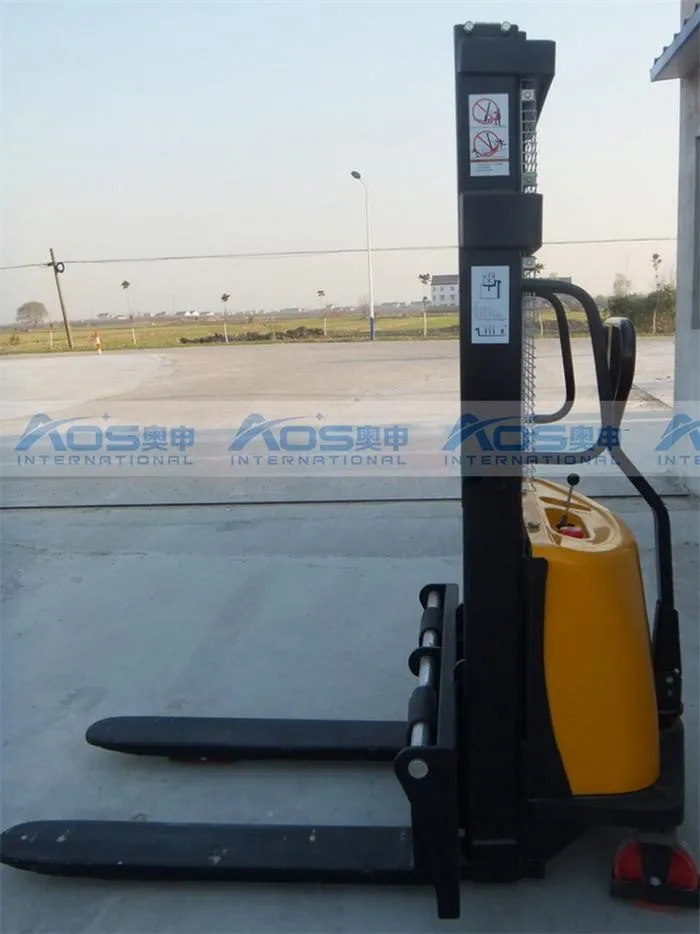 1500 кг портативный гидравлический полуэлектрический штабелер складское