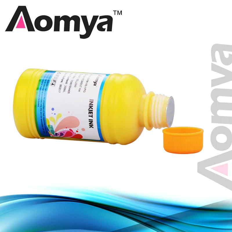 Пигментные чернила Aomya 5C * 250 мл для принтера Epson T7700 T9700 устойчивые к