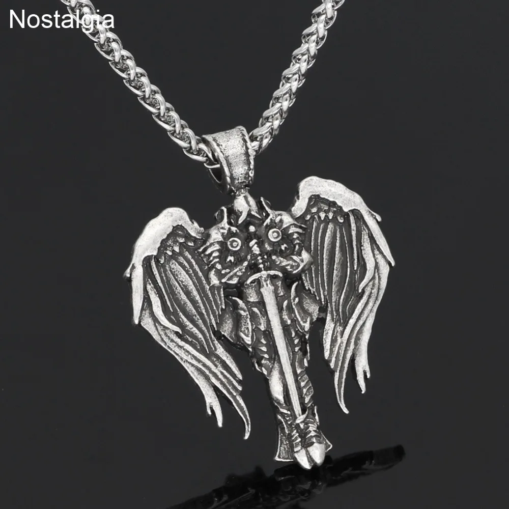 Archangel защитный амулет Ирландский Крест Diablo Крылья ангела языческий кулон