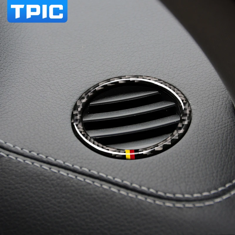 TPIC приборная Решетка Вентиляционная рамка Автомобильные наклейки круглые