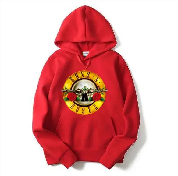 Новый Рок Группа панк пистолет N Rose Толстовка Для мужчин's Fashion Hoodie мужчин хип хоп