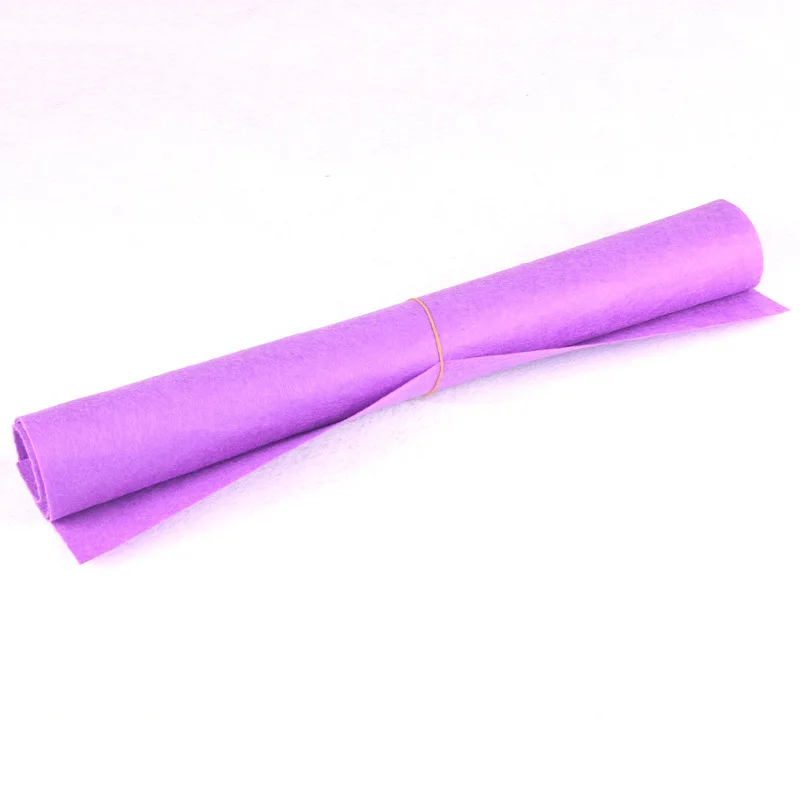 Light Purple Новинка мм года 1 мм цвета 40 x см 50 см полиэстер нетканый фетр ткань для детские игрушки DIY ручной Вышивание Сумка подушки фетр Ткань diy craft - Цвет: Light Purple