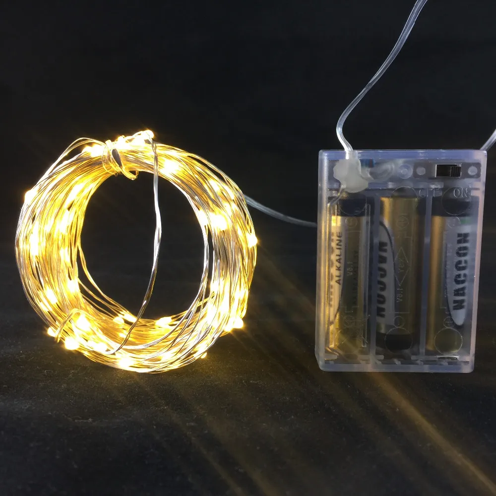 

20 Pieces/Lot 2M/20Lights Holiday LED Light String For Party Decoration Centerpiece Light Up Flowers