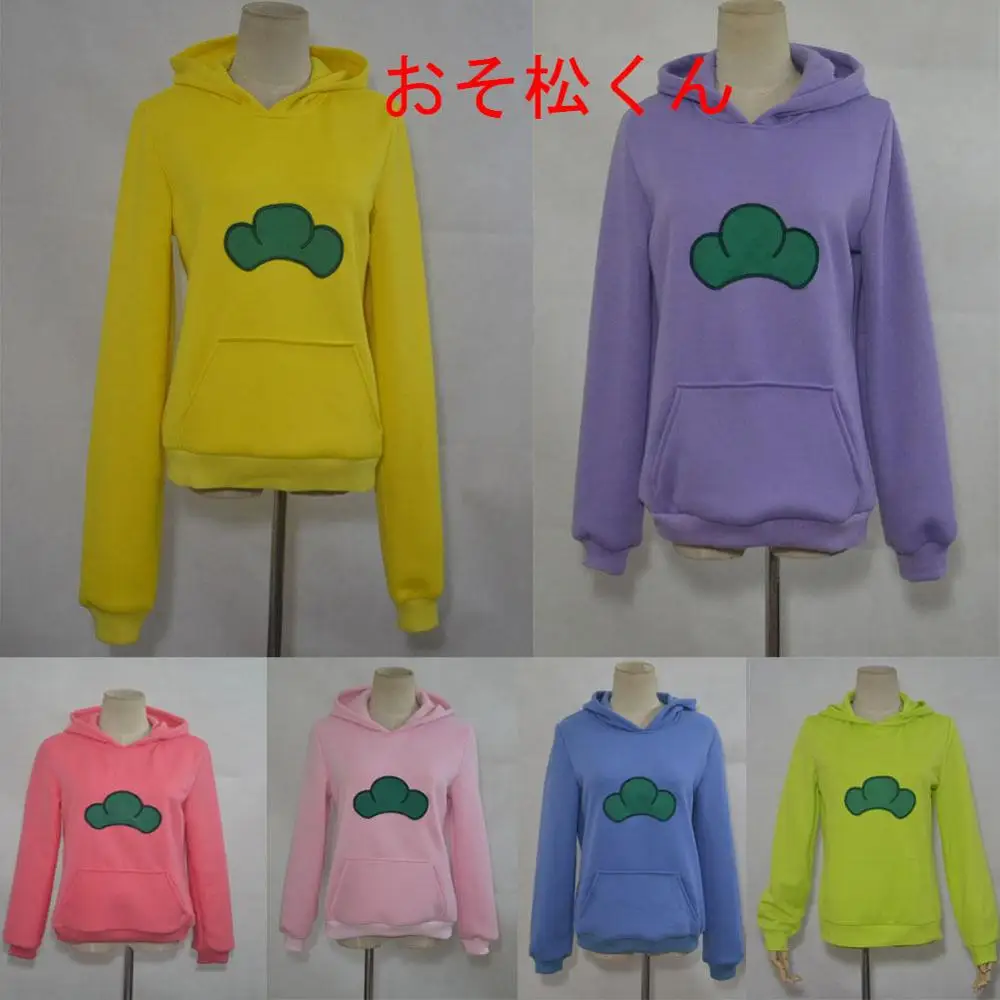 Толстовка с капюшоном и изображением шести лиц Osomatsu san Kun куртка толстовка аниме