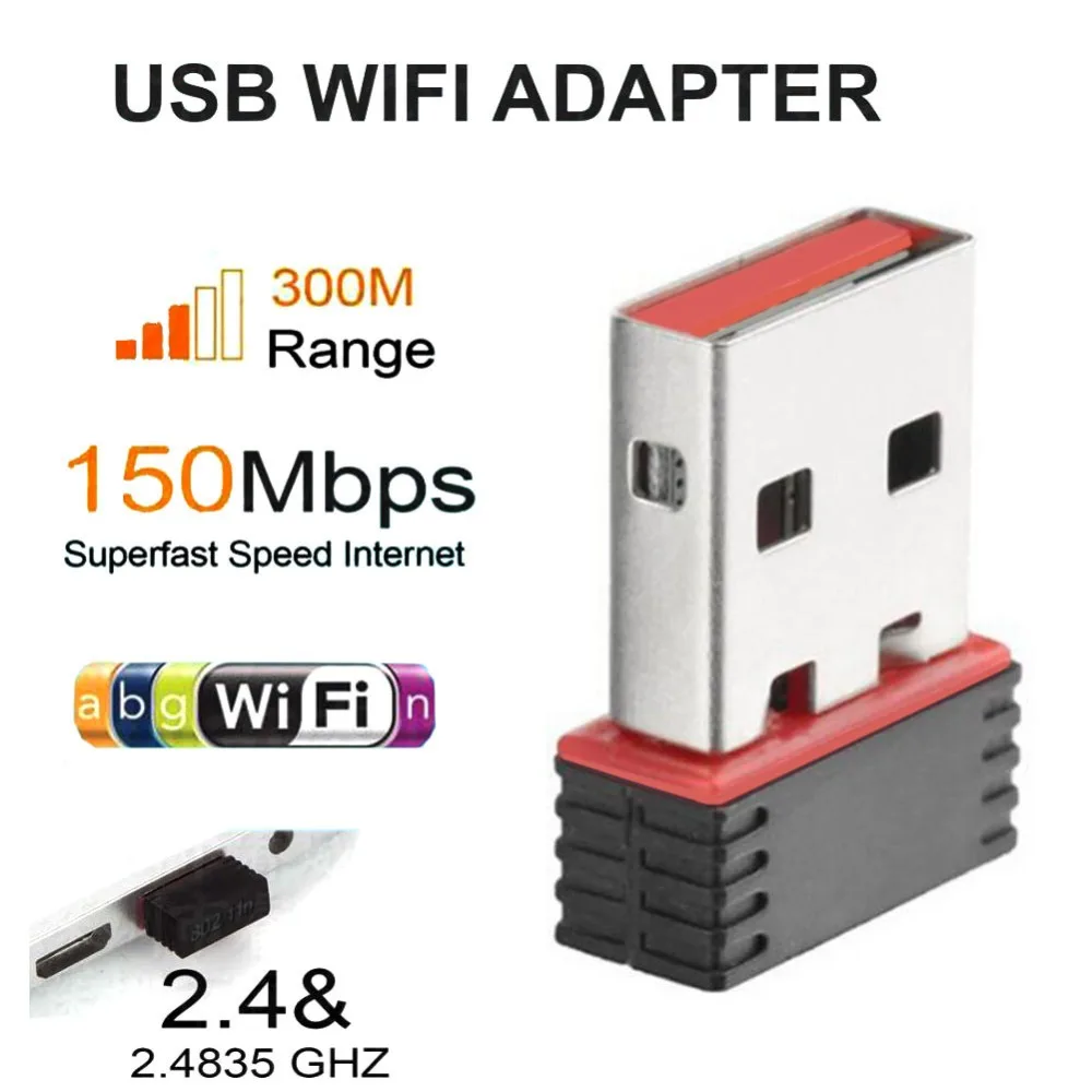 USB Wi-Fi адаптер buyincoin беспроводная сетевая карта Ethernet антенна приемник LAN AC 2 4G для
