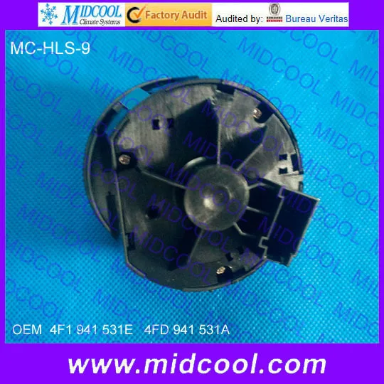 Высококачественный переключатель фар для AUDI A6 OEM:8E0 941 531A OEM 4F1941531D 4F1941531E |