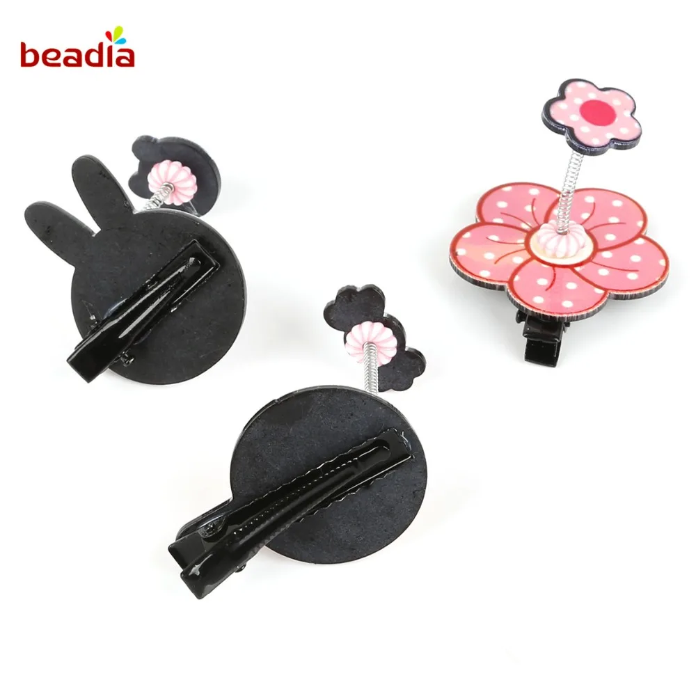 Rubber Hair Pins For Girls Fruit Shape Baby Accessories Children Cartoon Spring Clips Festival Party Decoration | Дом и сад