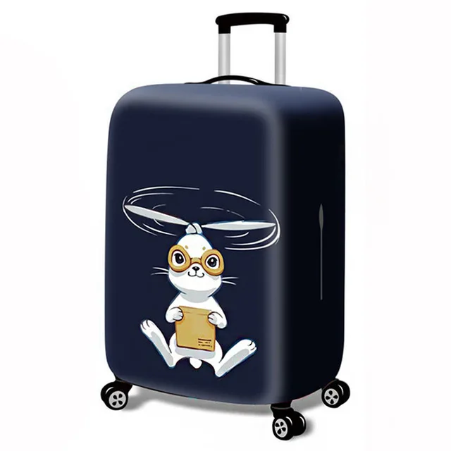 K-Luggage cover HMUNII чехол на колесиках, чехол для костюма, пылезащитный чехол из эластичной ткани, защитный чехол для багажа, Suitable18-32 дюймов, аксессуары для путешествий - Цвет: K-Luggage cover