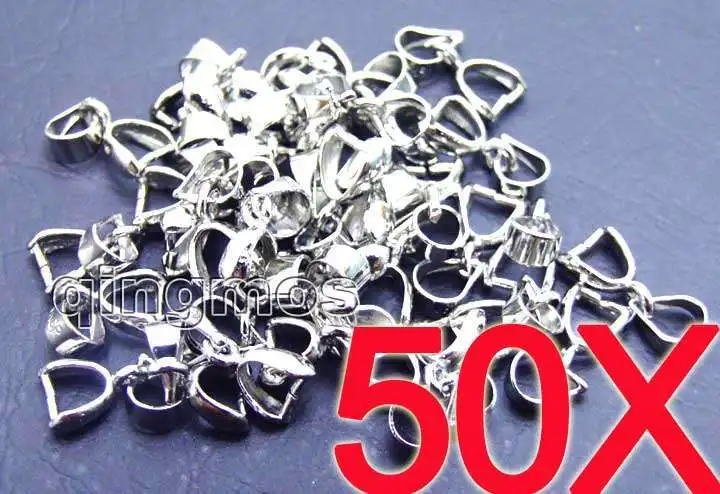 

Wholesale 50X White Silver Plated 11*5mm Jewelry Pendent Connector Craft-gp154 wholesale/retail Free shipping