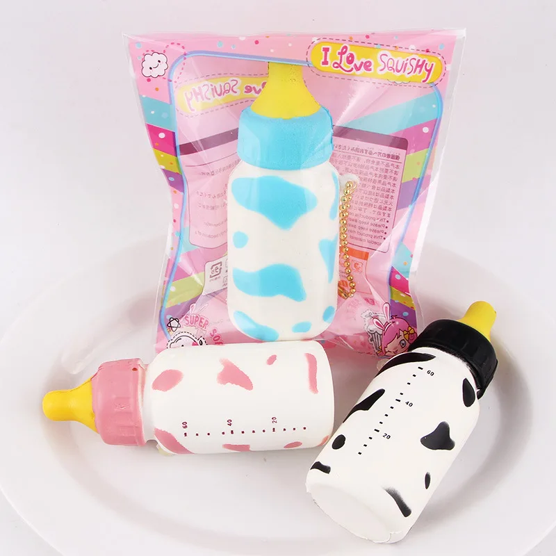 Мягкая бутылочка для кормления Jumbo Squishy мягкая с медленным подъемом мягкими
