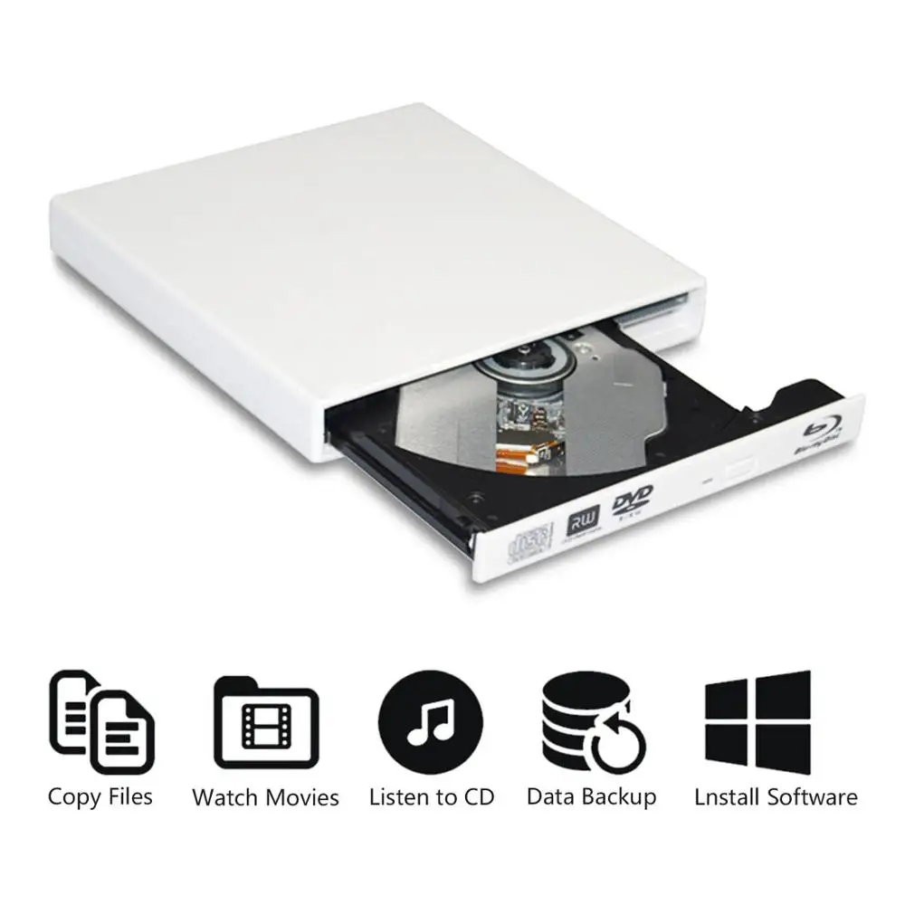 USB 3. 0 DVD RW записывающее устройство YiYaYo Bluray Drive BD ROM Blu ray привод CD проигрыватель для